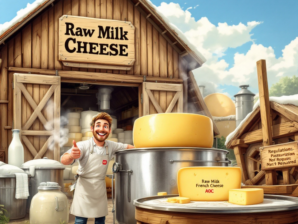 Guide to understanding Raw Milk French Cheese Regulations.