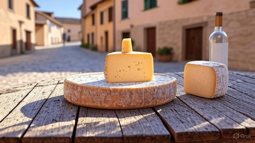 Cathare cheese centerpiece at a cozy Languedoc dining scene
