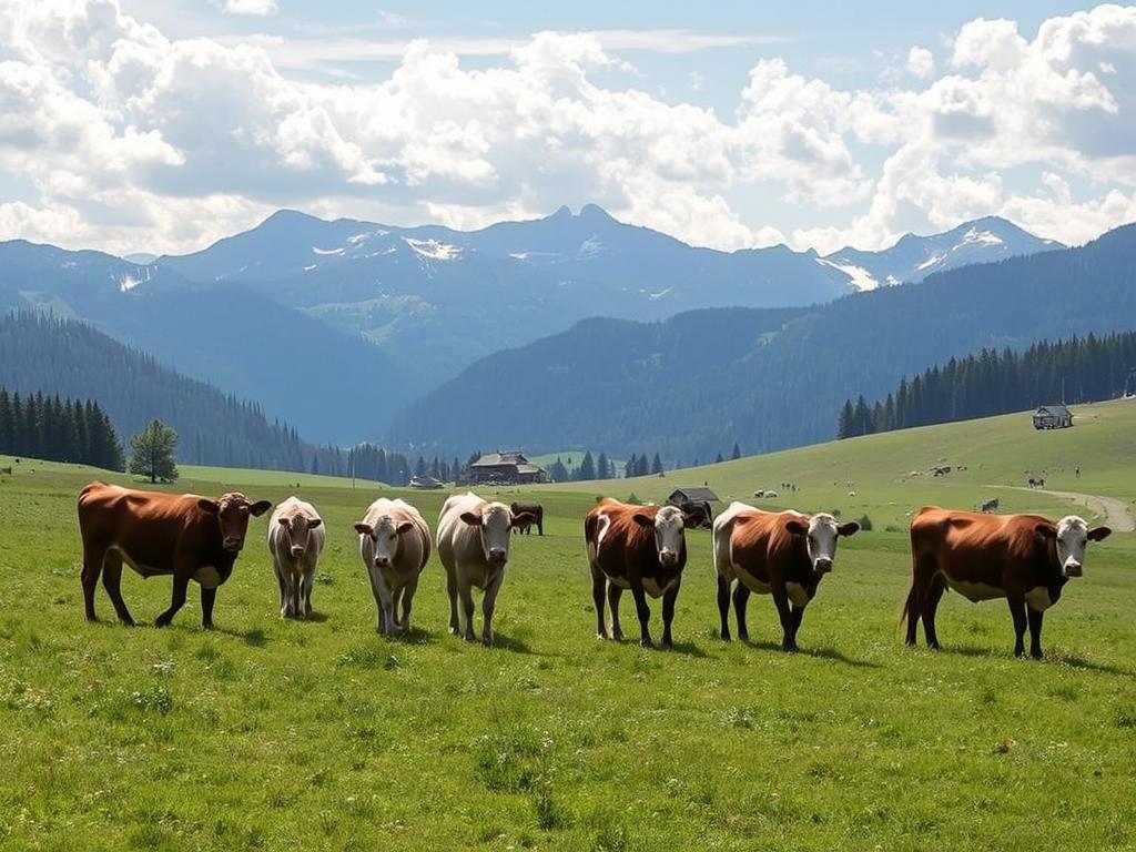 Alpine Cows make Abondance cheese