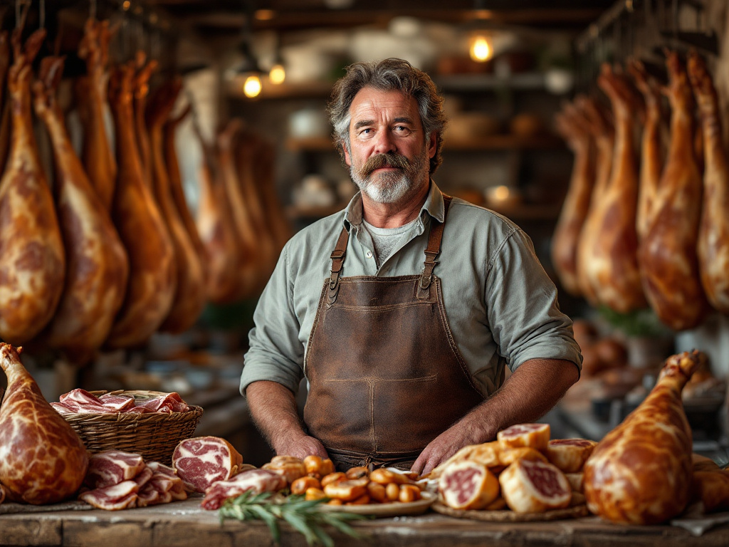 Prosciutto Supplier - A supplier showcasing their premium prosciutto products