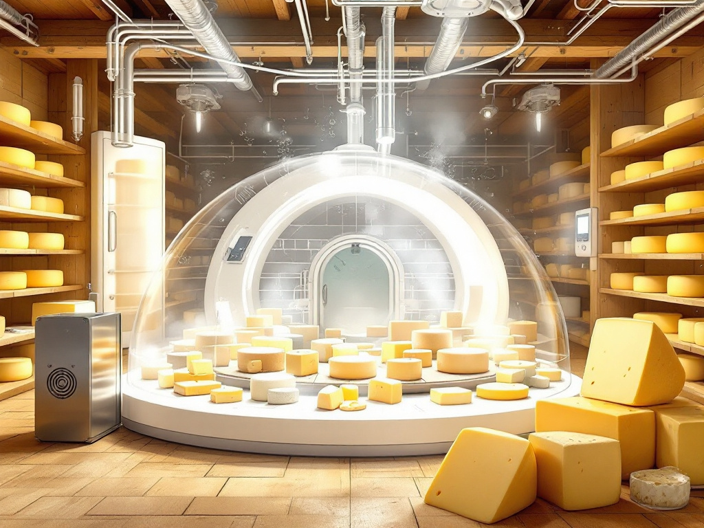 Cheese storage techniques using a cheese dome and cheese box