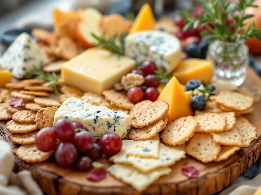 An elegant cheese board with various accompaniments, showcasing the art of pairing and presentation.