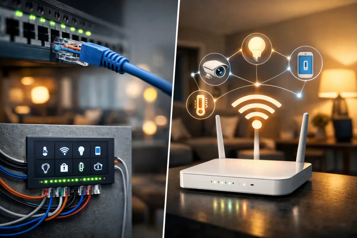 Wired vs Wifi Home Automation Explained