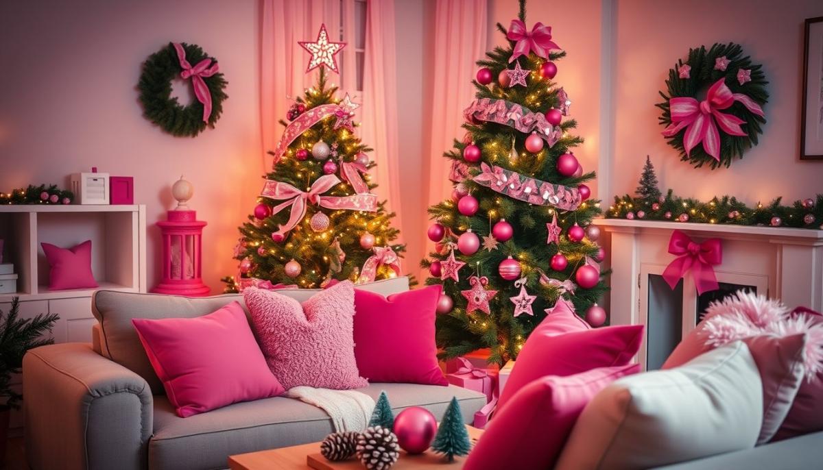 Enchanting Pink Christmas Decor Ideas