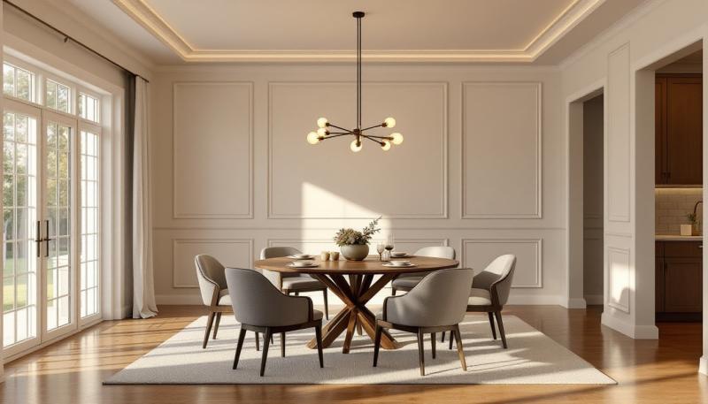 Elevate Your Dining Space with Simple Molding Ideas