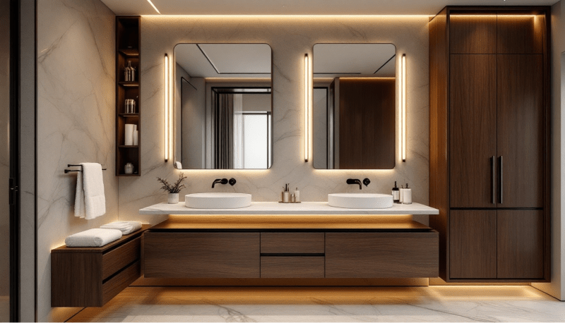 Transform your bathroom into a relaxing oasis with the latest in stylish tech