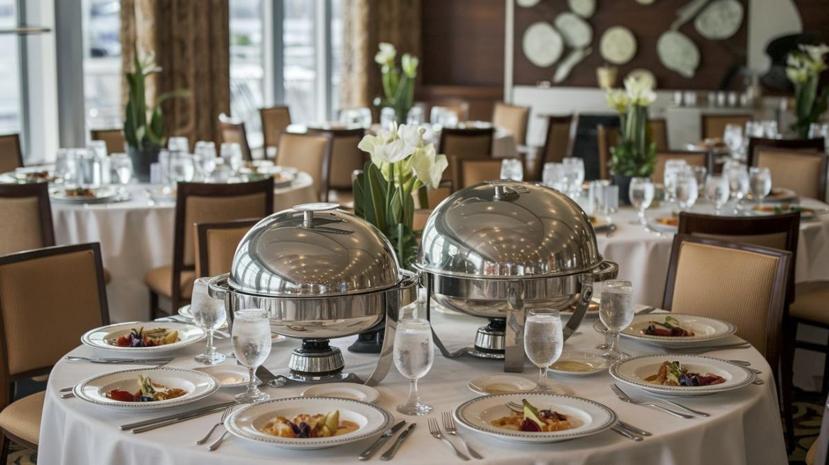 Expert-Tested Round Chafing Dishes for Beautiful Food Display