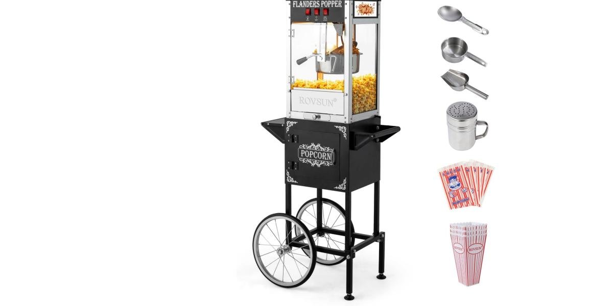 ROVSUN Popcorn Machine with Cart Tested and Reviewed