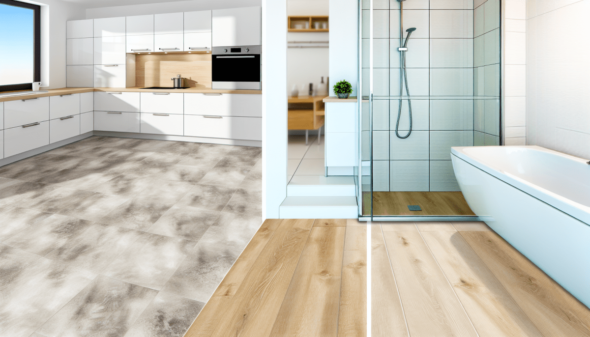 Best Waterproof Flooring Options for Kitchens and Bathrooms