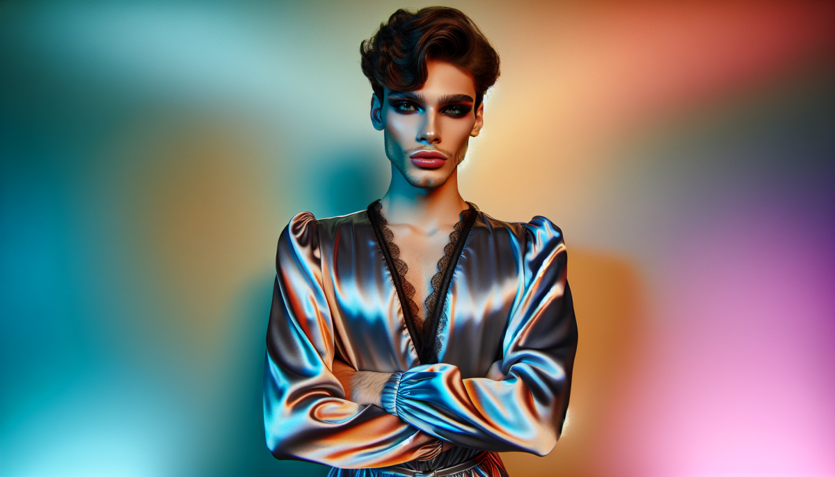 Wearing Satin and Makeup for Effeminate Men