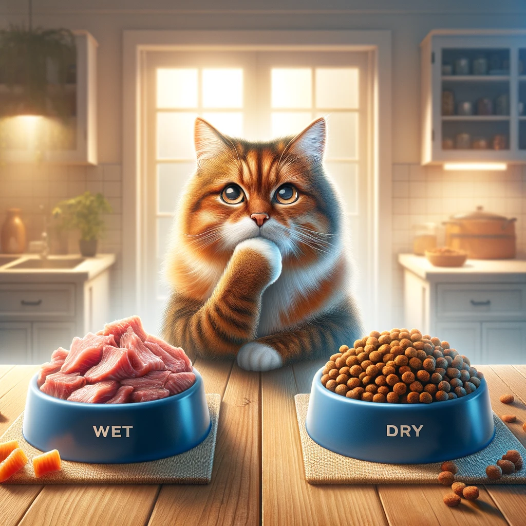 Exploring the Pros and Cons of Wet and Dry Cat Foods: A Closer Look at Feeding your Feline