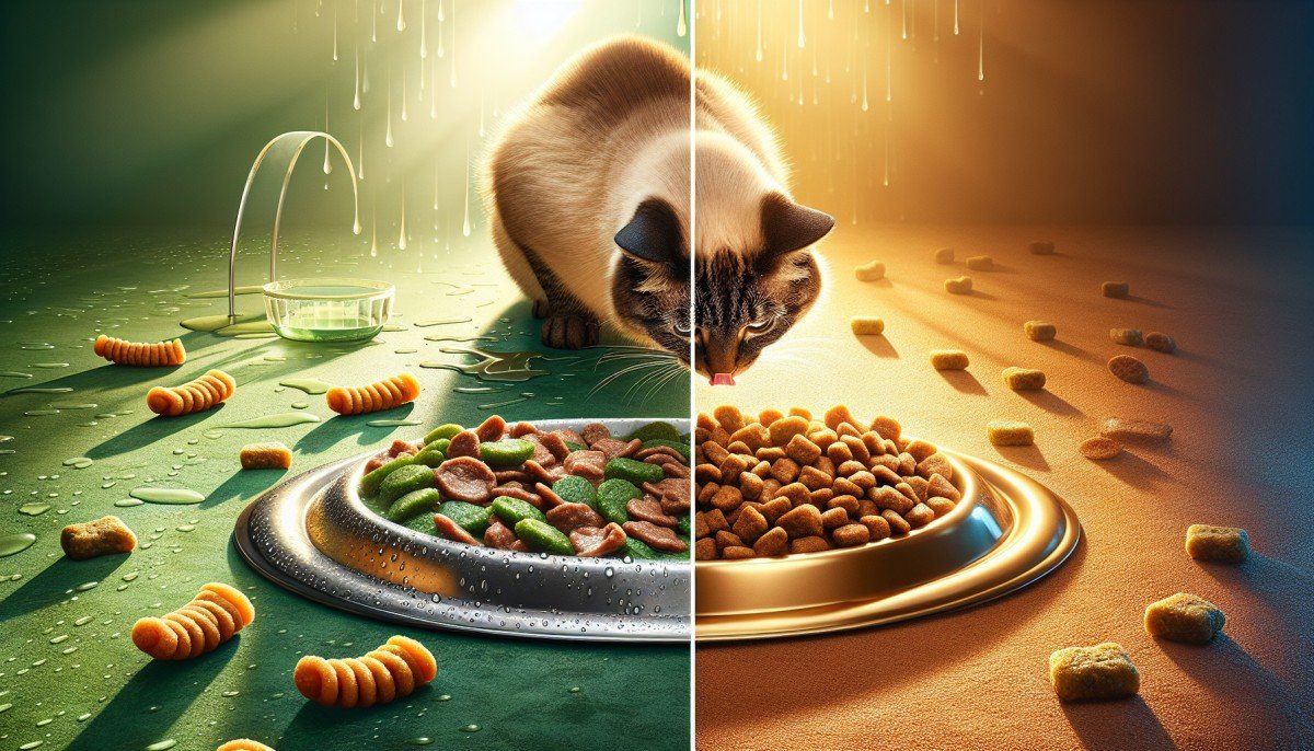 Exploring the Pros and Cons of Wet and Dry Cat Foods: A Closer Look at Feeding your Feline
