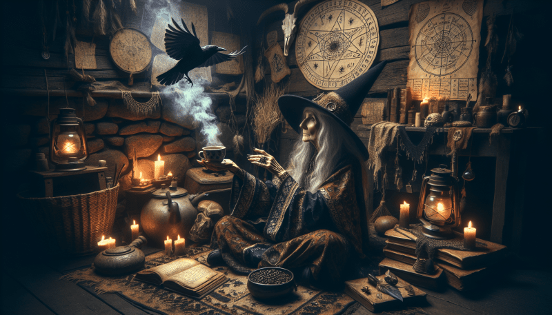 Discover how the art of brewing coffee intertwines with the mystical world of witchcraft