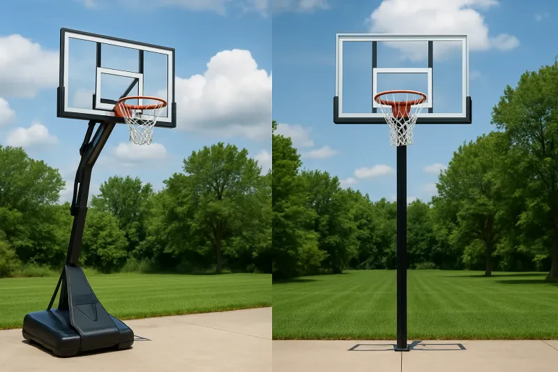 Portable vs Inground Basketball Goals