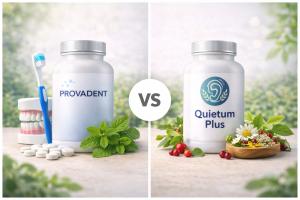 A clear, honest comparison of ProvaDent and Quietum Plus, including key differences, pros, cons, and which option may suit your wellness routine best.