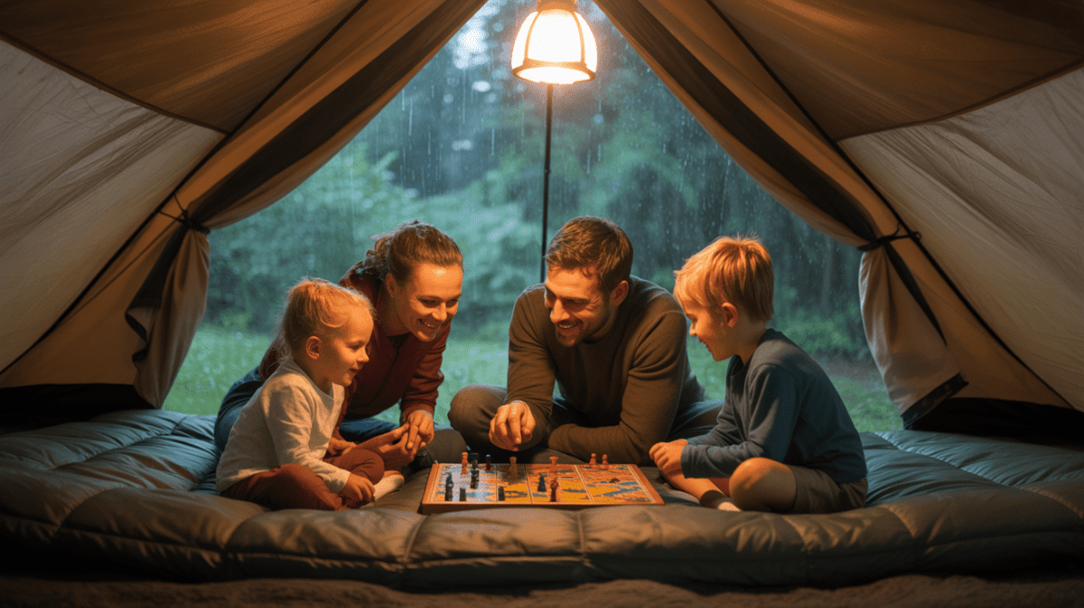 Rainy Day Camping with Kids: Affordable Activities to Keep Spirits High