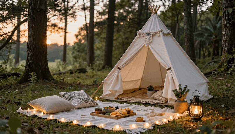 Romantic Aesthetic Glamping Ideas for Couples