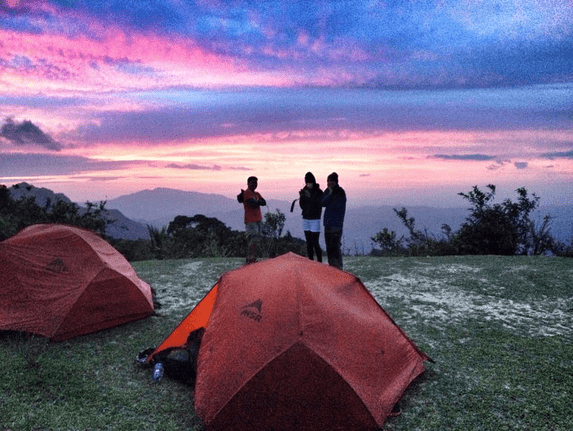 camping to close to trails