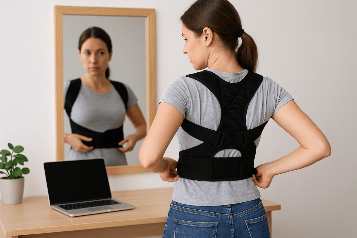How to Use a Back Brace for Posture Correction Safely