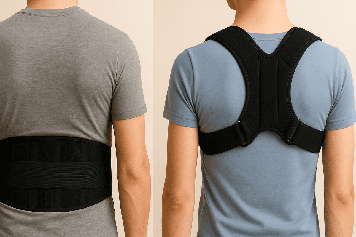 Back Brace vs. Posture Corrector