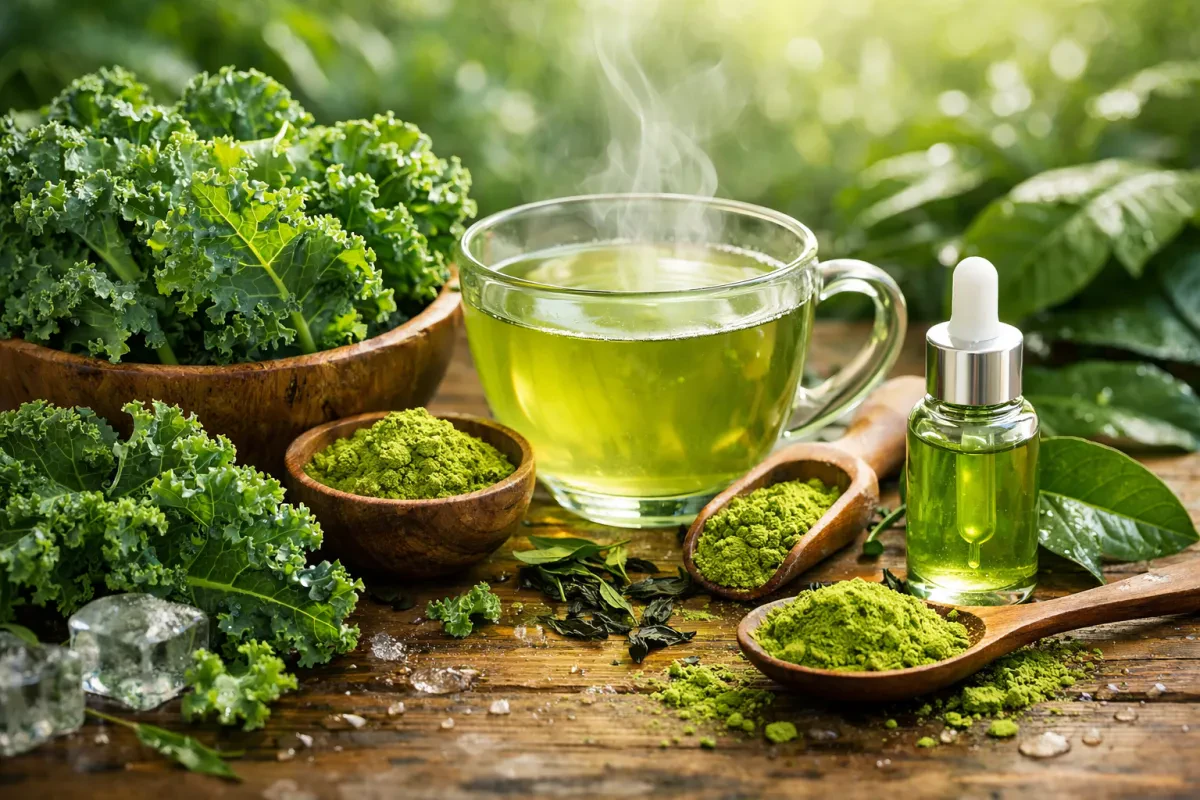 Refresh Your Skin with Kale and Green Tea