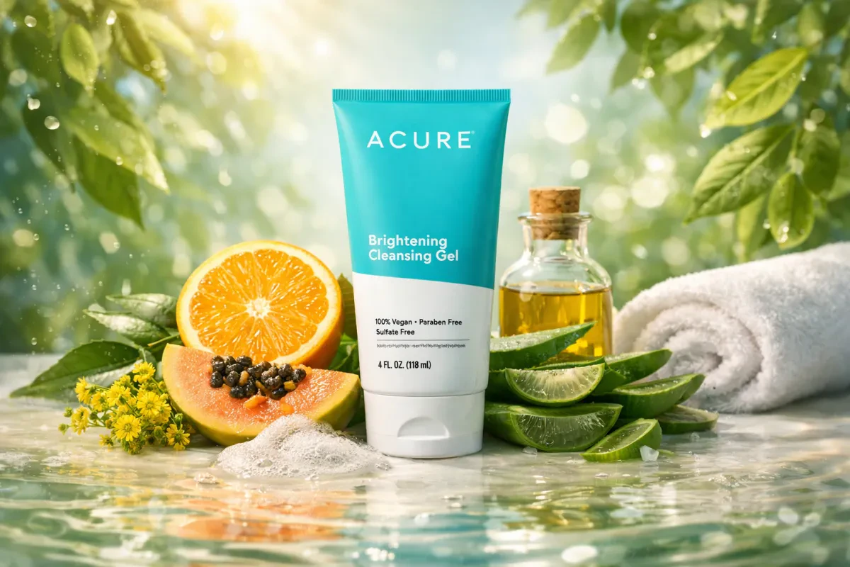 Glow Naturally with Acure Vegan Cleansing Gel