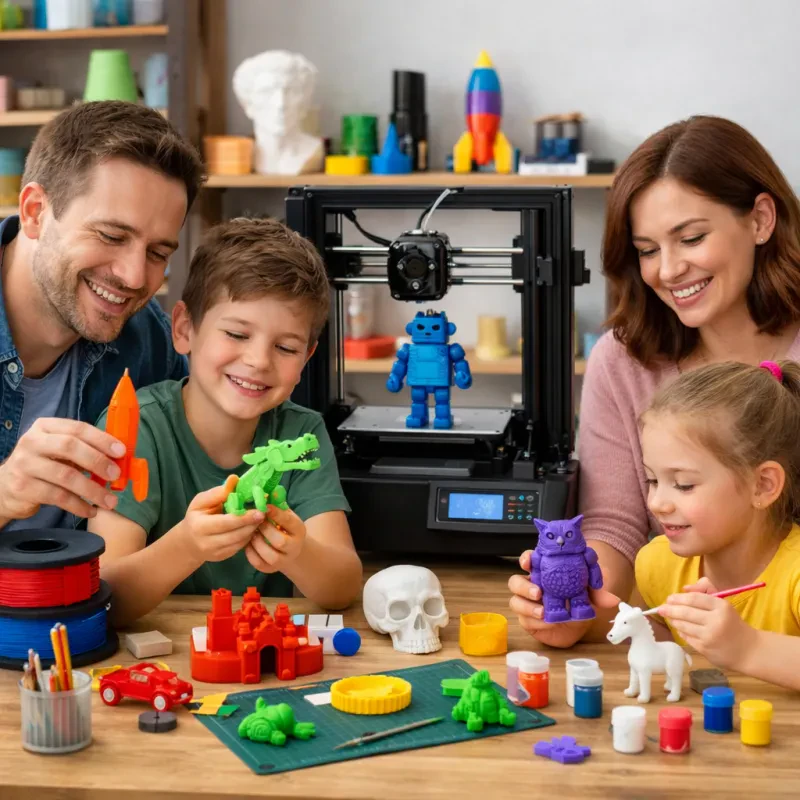 Create fun memories together through exciting 3D printing adventures