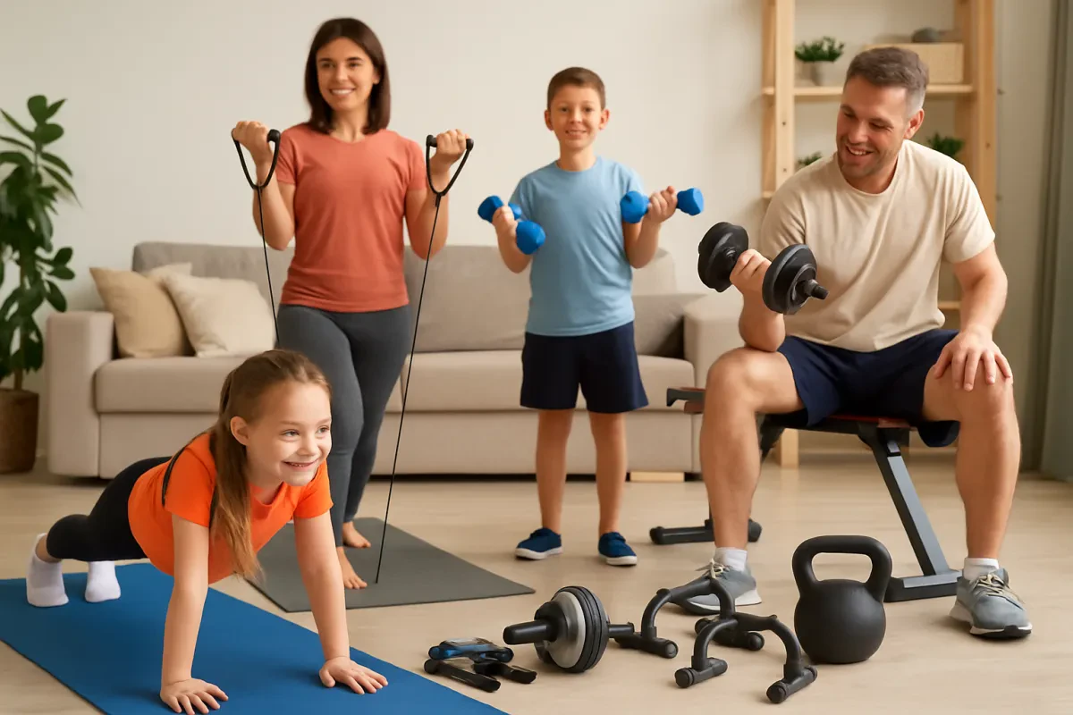 Get Fit Together with Home Fitness Equipment Kits For Families