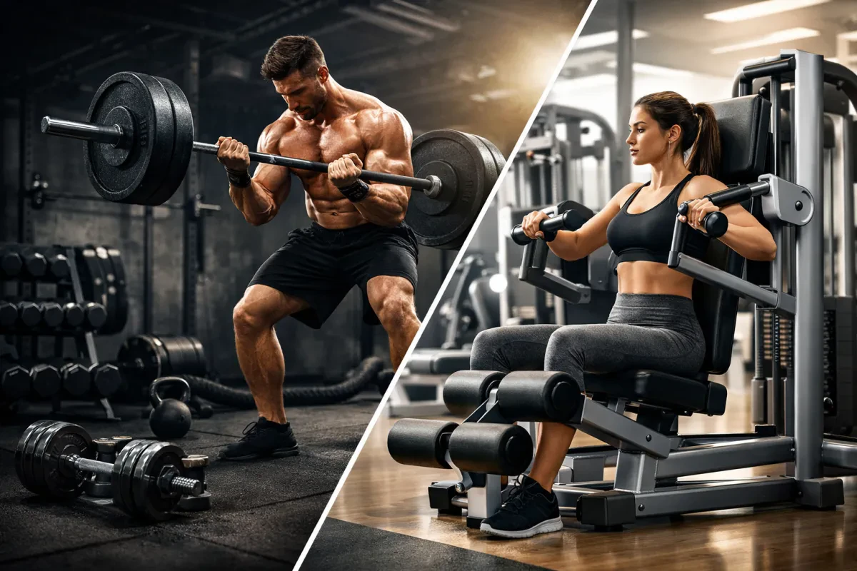 Free Weights vs Machines: Deciding the Best Fit for Your Fitness Goals