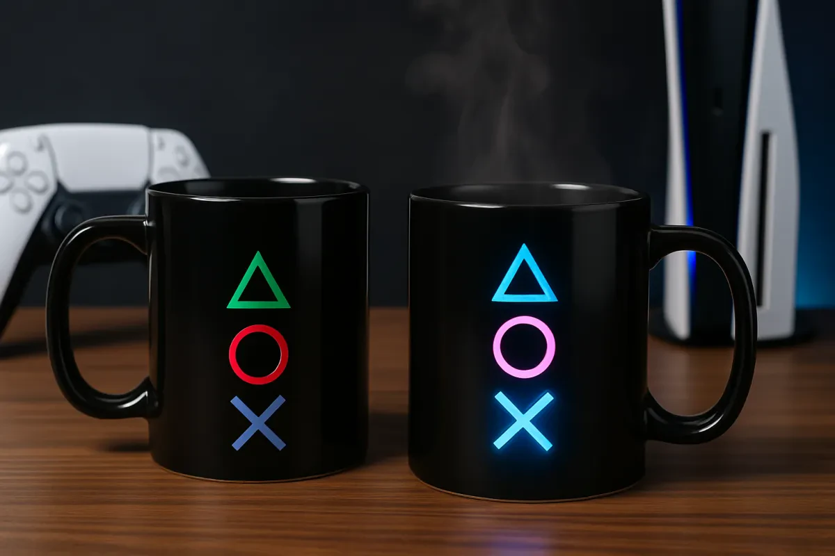 PlayStation Icons Heat Change Mug for Gamers