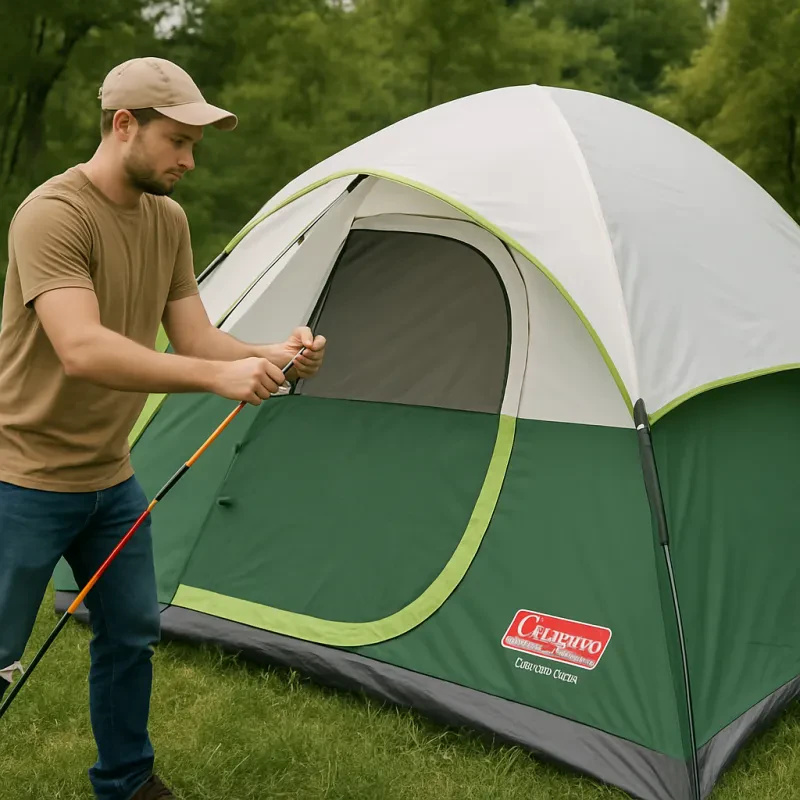 Set up camp in a flash with this reliable tent from Coleman