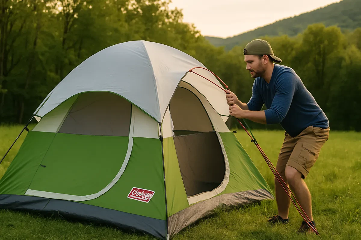 Quick Setup with the Coleman Sundome Camping Tent