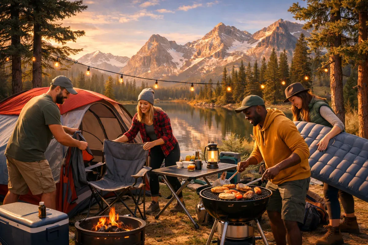 Easy Setup for Outdoor Adventures with Friends
