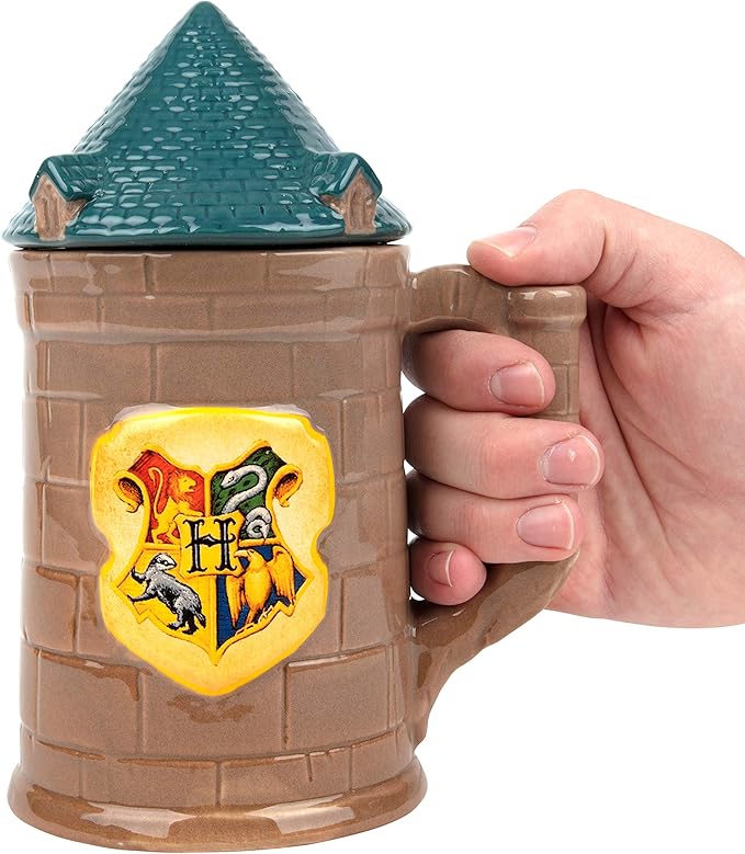 Harry Potter Butterbeer ceramic mug with Three Broomsticks design