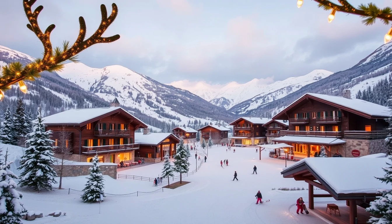 Emma Watson Enjoys Holidays at Alpine Ski Resort