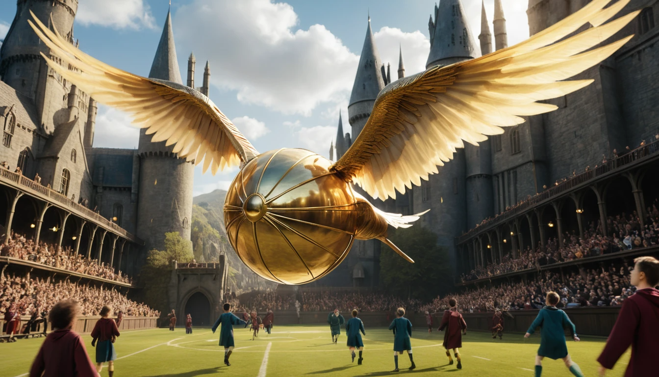The Magical Quest for the Golden Snitch Unraveling the Secrets of the Golden Ball in Harry Potter