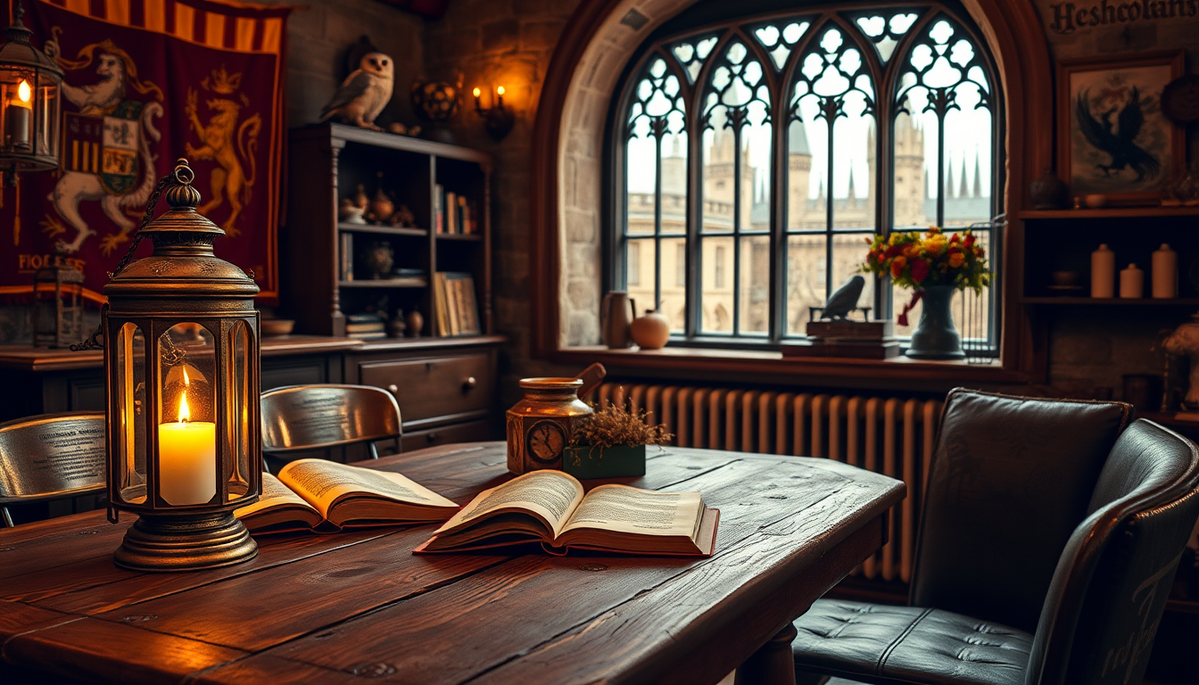 Hogwarts-Themed Home Makeover for Magical Spaces