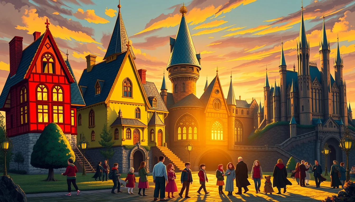The Ultimate Guide to Harry Potter's Enchanting Houses Gryffindor, Hufflepuff, Ravenclaw, and Slytherin