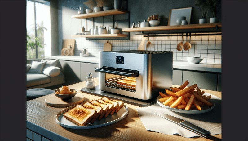 A versatile kitchen helper that fries, bakes, and toasts with ease