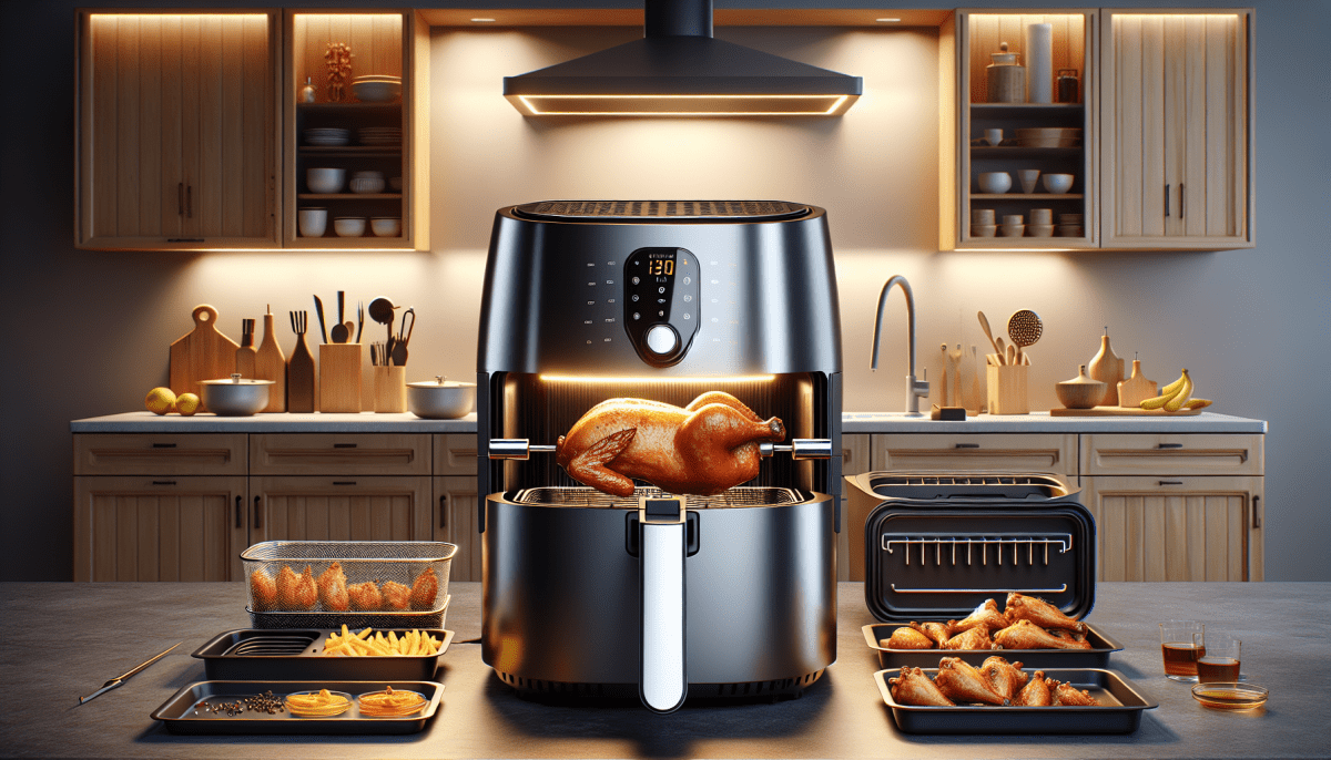 Nuwave Brio 15.5Qt 10-IN-1 Air Fryer Rotisserie Oven Review