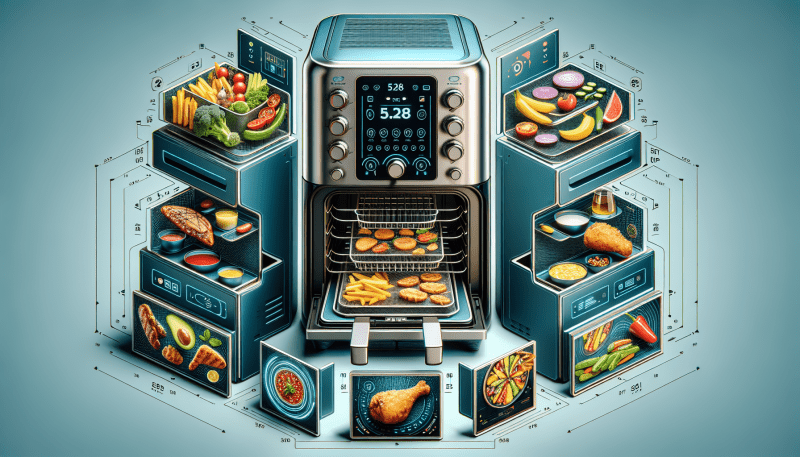 Discover the magic of quick and healthy cooking with this versatile air fryer oven