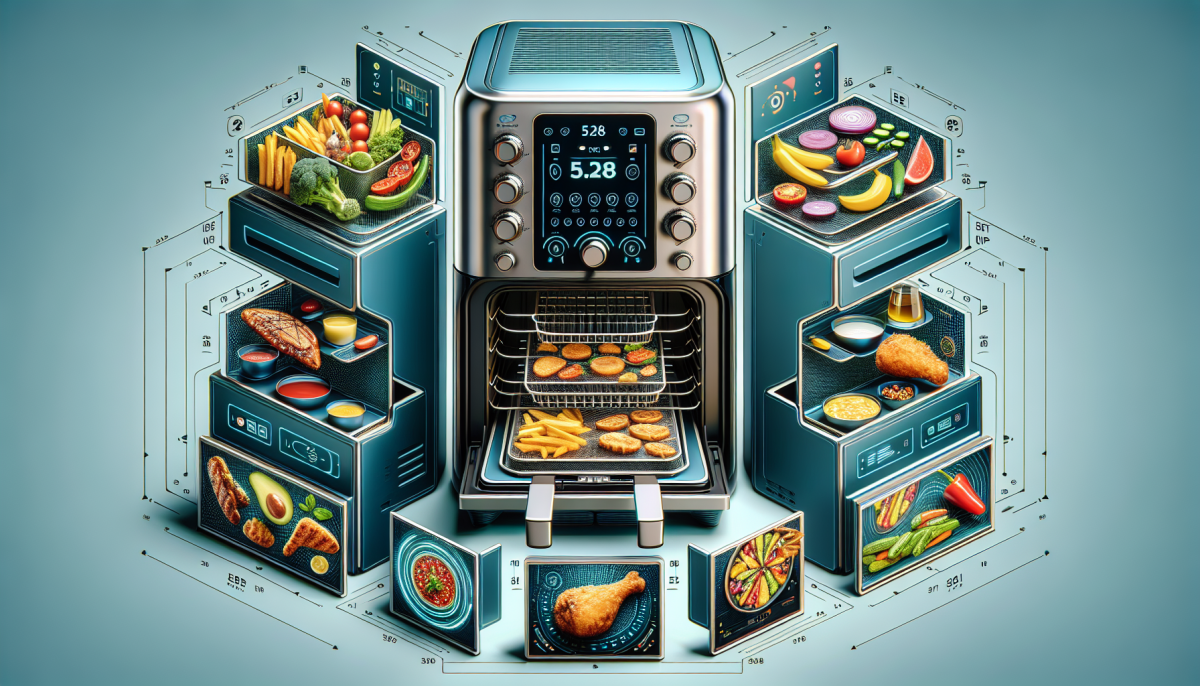 Air Fryer Oven 5.28 Qt, 6-in-1