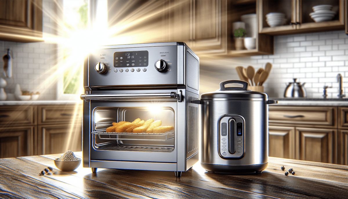 BELLA 3 Qt Manual Air Fryer Oven and 5-in-1 Multicooker