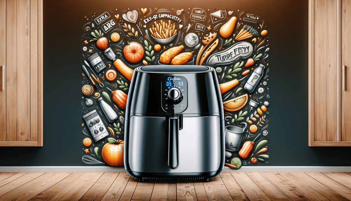 Chefman TurboFry® Touch Air Fryer, XL 8-Qt Family Size