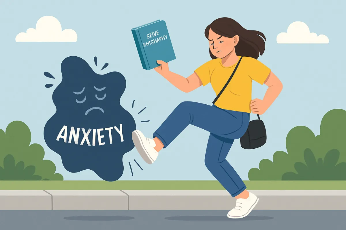 Kick Anxiety to the Curb with Self-Development Books For Overcoming Anxiety