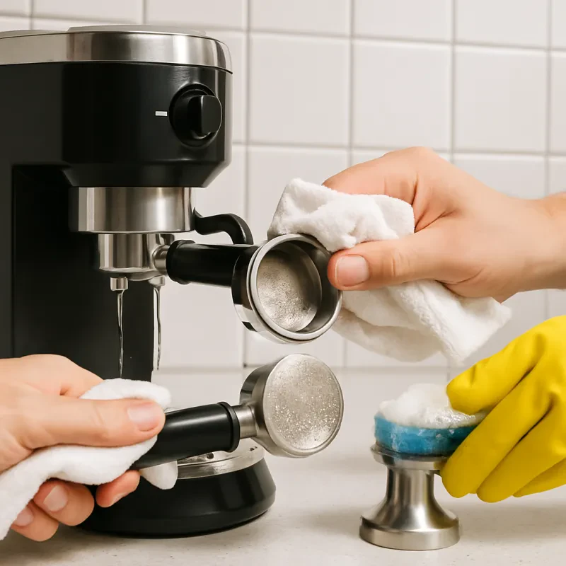 Simple steps to keep your espresso machine sparkling clean