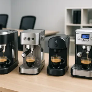 Find the perfect machine to brew rich espresso at work