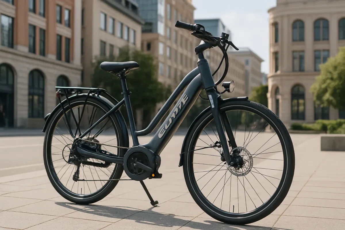 Discover the ESKUTE Polluno 28 Electric City Bike