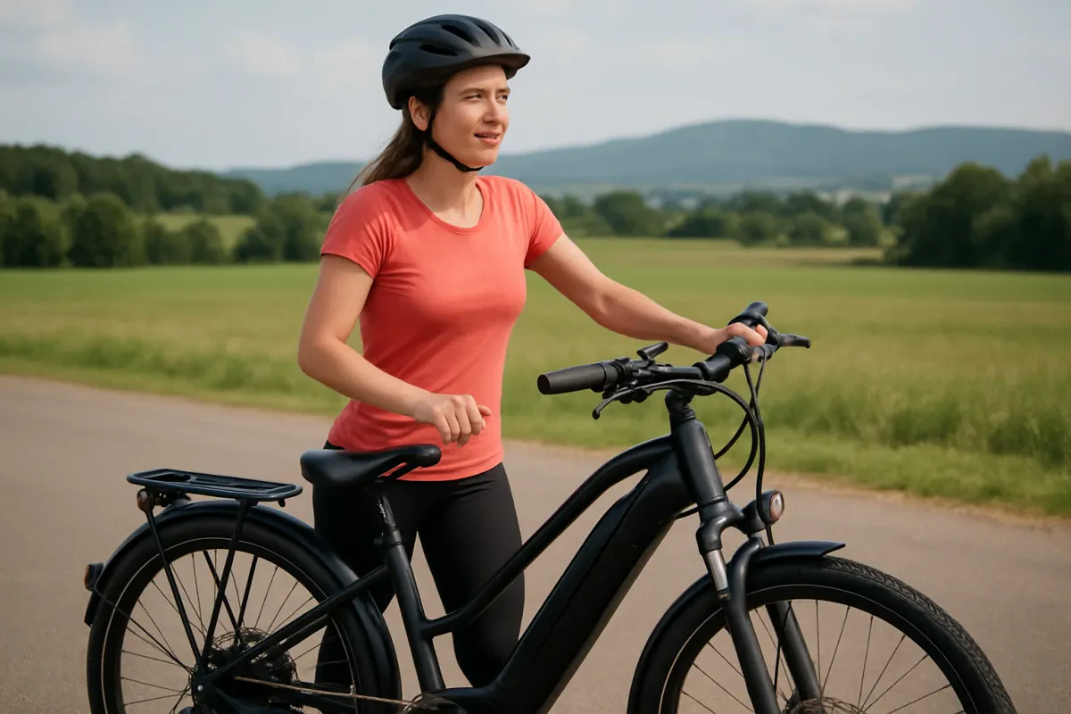 Powerful 28-Inch E-Bike for Women Riders