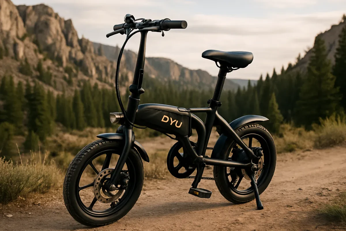 Compact Adventure with DYU 16 Folding Electric Bike